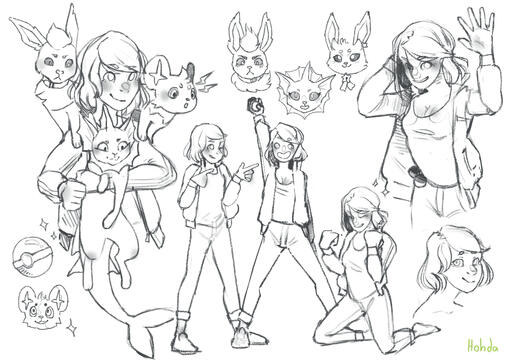 Bonnie Sketch Page